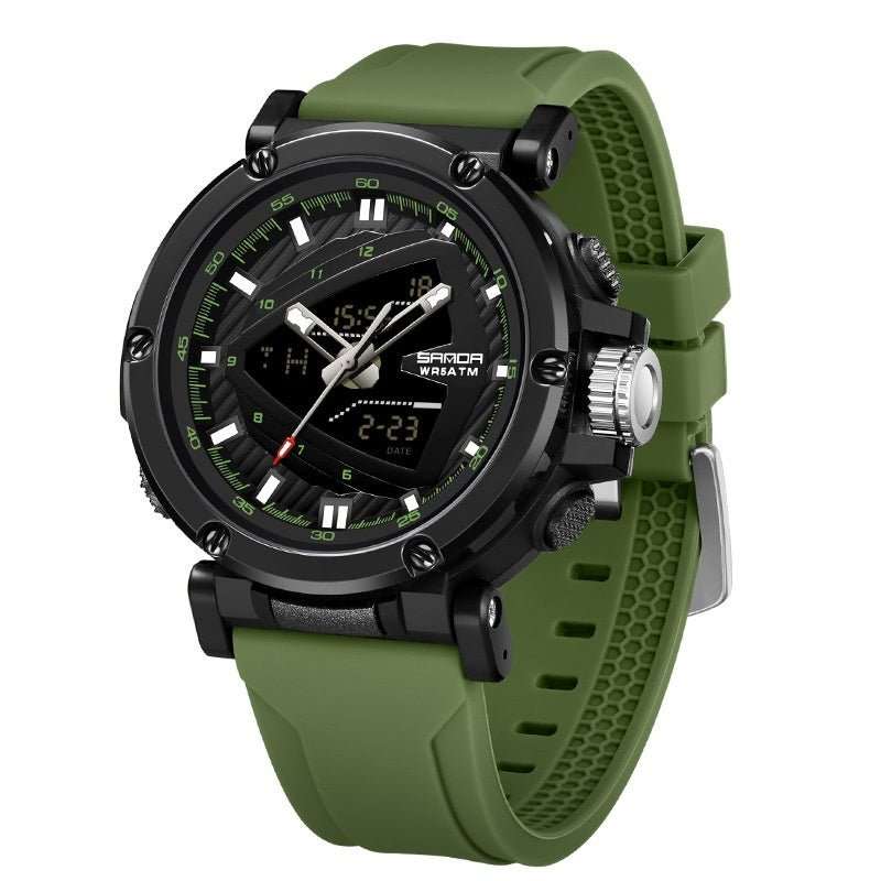 9052 Sports Waterproof Alarm Clock Electronic Watch - AMIR BAGS INDIA PRIVATE LIMITED
