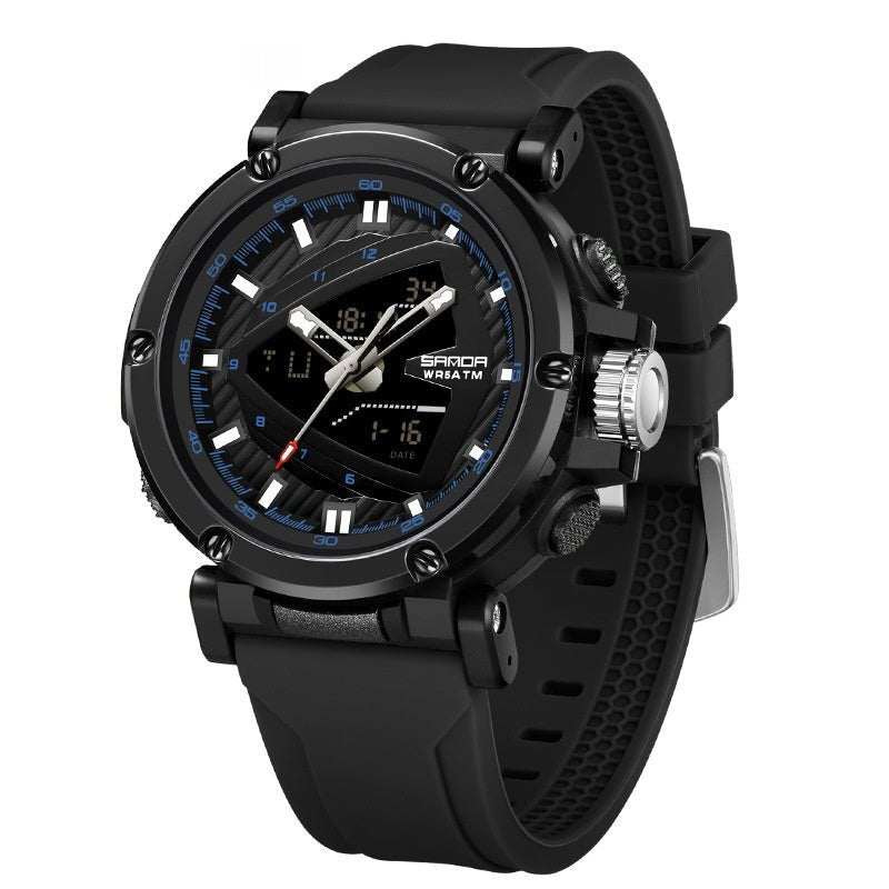 9052 Sports Waterproof Alarm Clock Electronic Watch - AMIR BAGS INDIA PRIVATE LIMITED