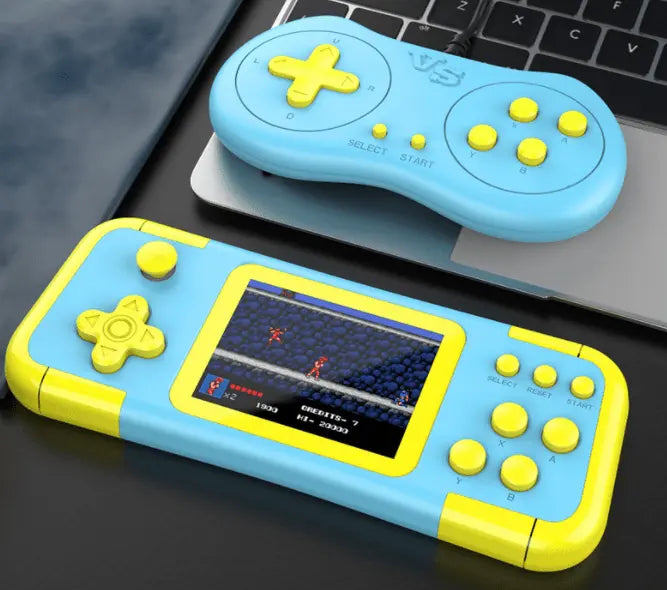 A12 Doubles Rocker Handheld Game MachineProduct information:Built in games: 666 classic gamesScreen: FT HD color screen 3.0 inch3 languages: Chinese, English, SpanishProduct size: 17 * 7 * 2.9CMStandard coDropshipmanAMIR BAGS INDIA PRIVATE LIMITEDnull