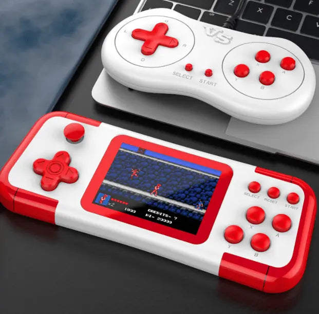 A12 Doubles Rocker Handheld Game MachineProduct information:Built in games: 666 classic gamesScreen: FT HD color screen 3.0 inch3 languages: Chinese, English, SpanishProduct size: 17 * 7 * 2.9CMStandard coDropshipmanAMIR BAGS INDIA PRIVATE LIMITEDnull