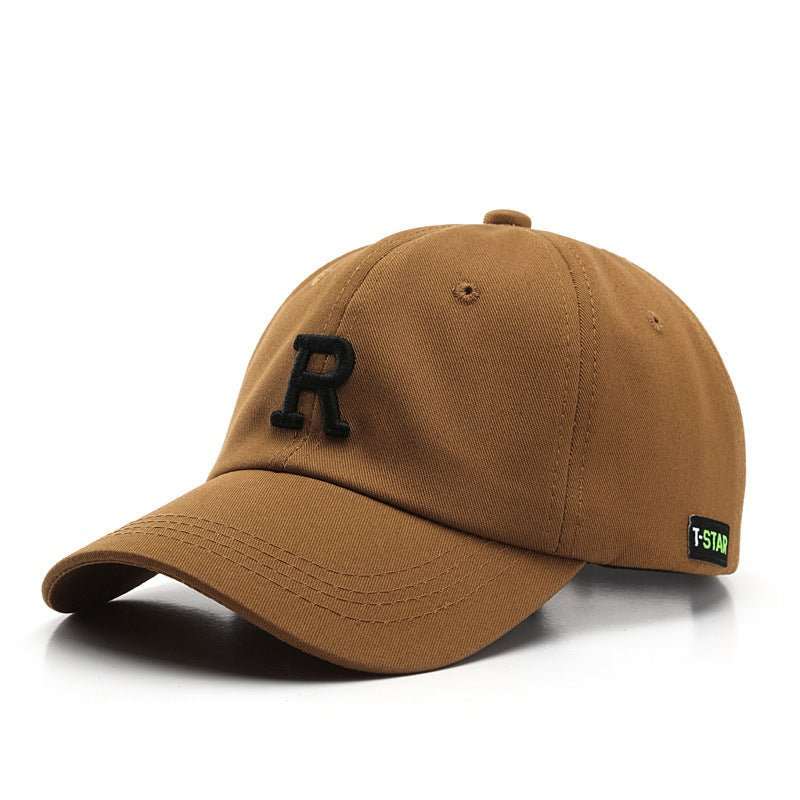 Adjustable Cap Letter R Embroidery Unisex Baseball Cap - AMIR BAGS INDIA PRIVATE LIMITED