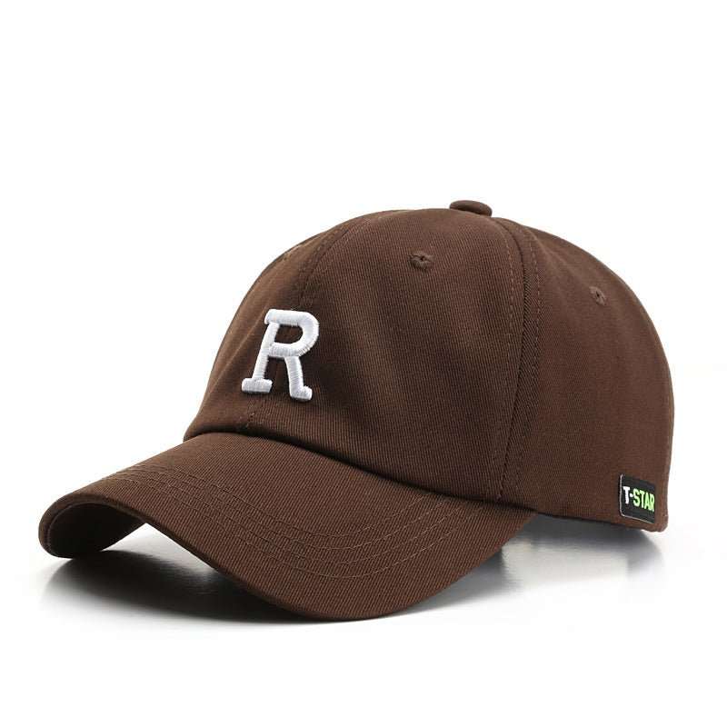 Adjustable Cap Letter R Embroidery Unisex Baseball Cap - AMIR BAGS INDIA PRIVATE LIMITED