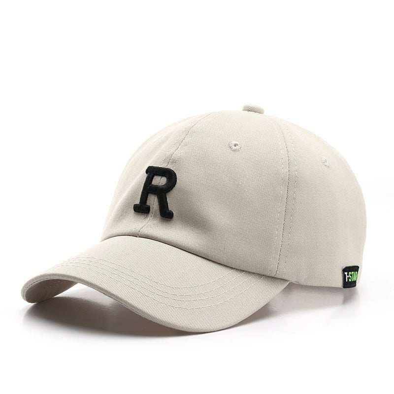 Adjustable Cap Letter R Embroidery Unisex Baseball Cap - AMIR BAGS INDIA PRIVATE LIMITED