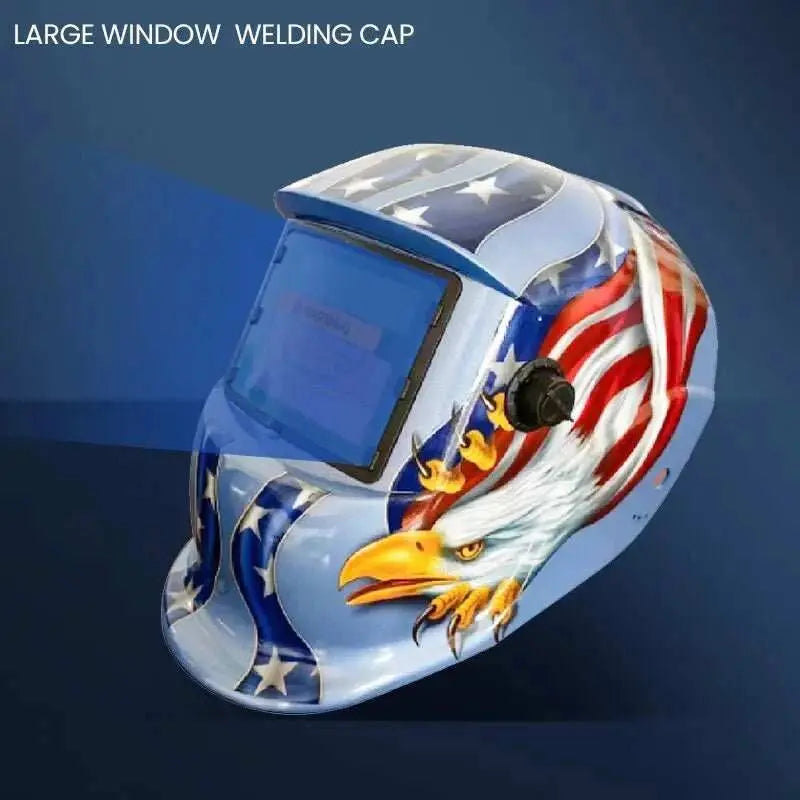 AIRAJWelding Mask Welder Protection Head Worn Solar Automatic Dimming Welding Cap Multifunctional Professional Welding Equipment - AMIR BAGS INDIA PRIVATE LIMITED