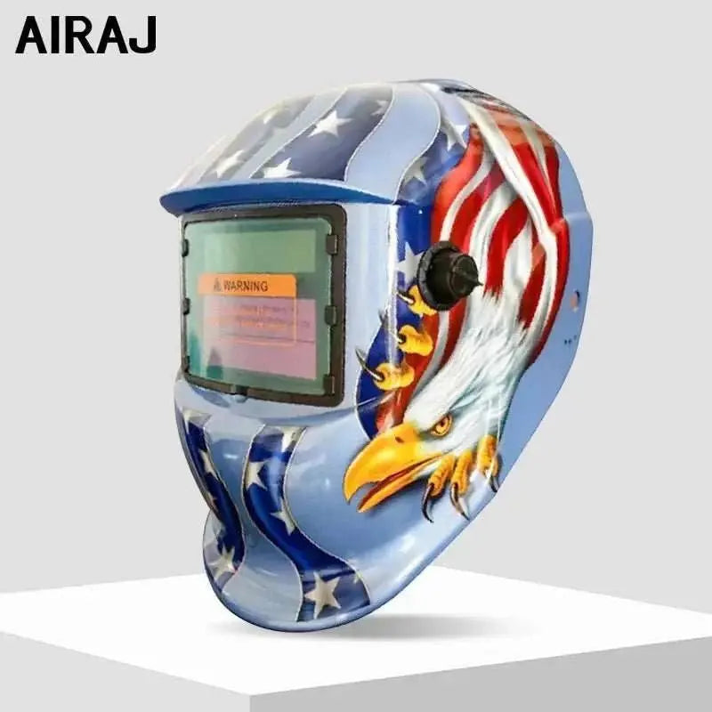 AIRAJWelding Mask Welder Protection Head Worn Solar Automatic Dimming Welding Cap Multifunctional Professional Welding Equipment - AMIR BAGS INDIA PRIVATE LIMITED