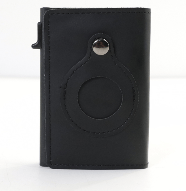 AirTag Wallet Anti Theft Bullet Card Bag Multi - functional Rfid Card Holder Men's Leather Slim Wallets For Airtag Air Tag - AMIR BAGS INDIA PRIVATE LIMITED