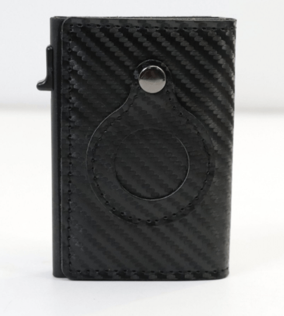 AirTag Wallet Anti Theft Bullet Card Bag Multi - functional Rfid Card Holder Men's Leather Slim Wallets For Airtag Air Tag - AMIR BAGS INDIA PRIVATE LIMITED