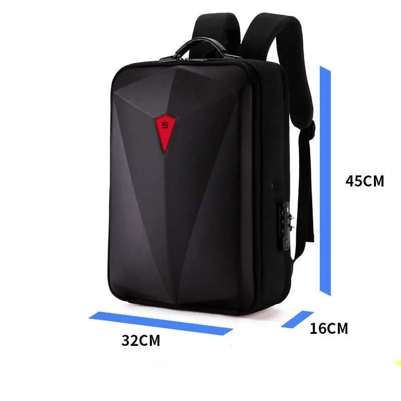 Alloy Frame Hard Shell Setting Men's Backpack - AMIR BAGS INDIA PRIVATE LIMITED