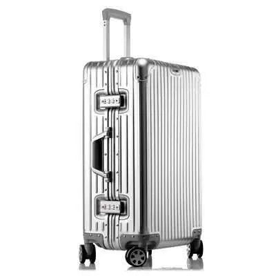 Aluminum Magnesium Alloy Luggage Large Capacity Trolley Case - AMIR BAGS INDIA PRIVATE LIMITED