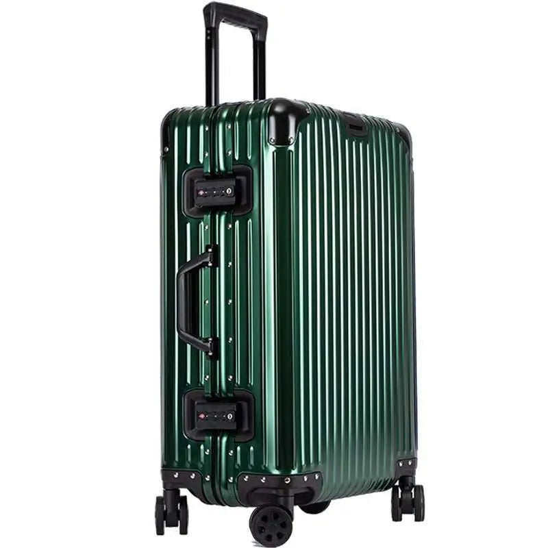 Aluminum Magnesium Alloy Luggage Large Capacity Trolley Case - AMIR BAGS INDIA PRIVATE LIMITED