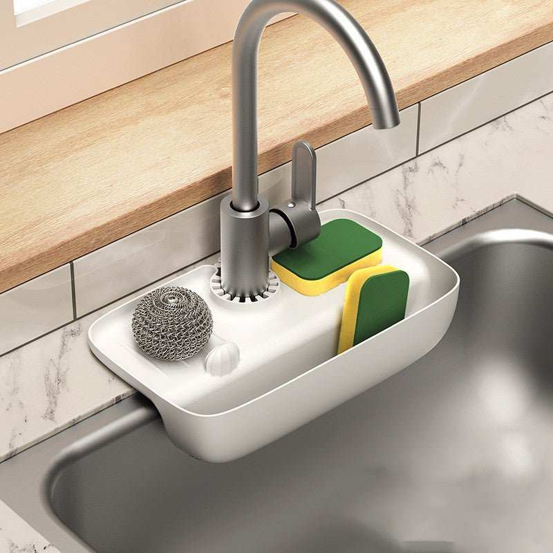 Anti - skid Mat Kitchen Rag Sponge Wiping Drain Storage Rack Kitchen Gadgets - AMIR BAGS INDIA PRIVATE LIMITED