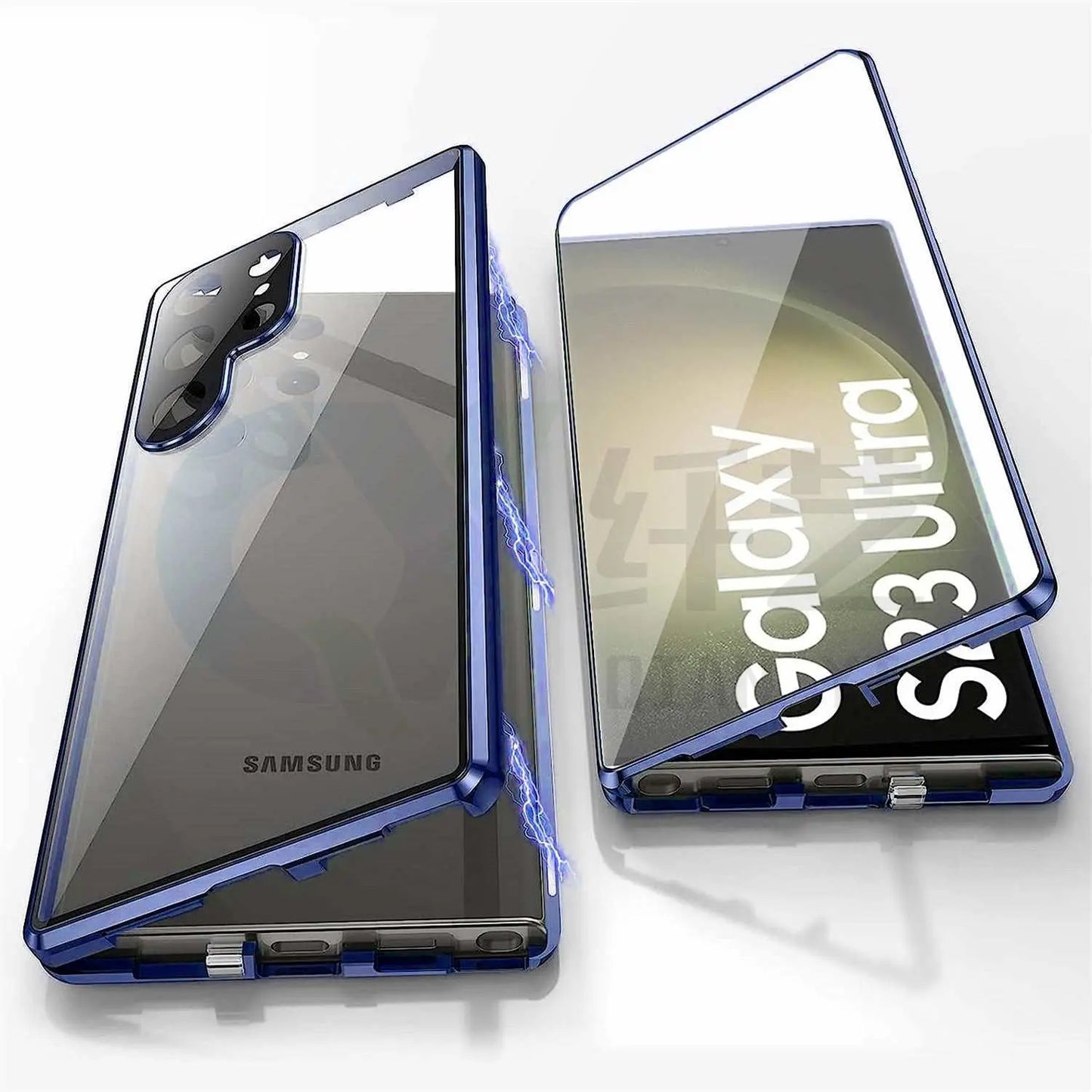 Applicable To S24Ultra Peep - proof Magnetic Mirror Universal Magnetic King Phone Case - AMIR BAGS INDIA PRIVATE LIMITED