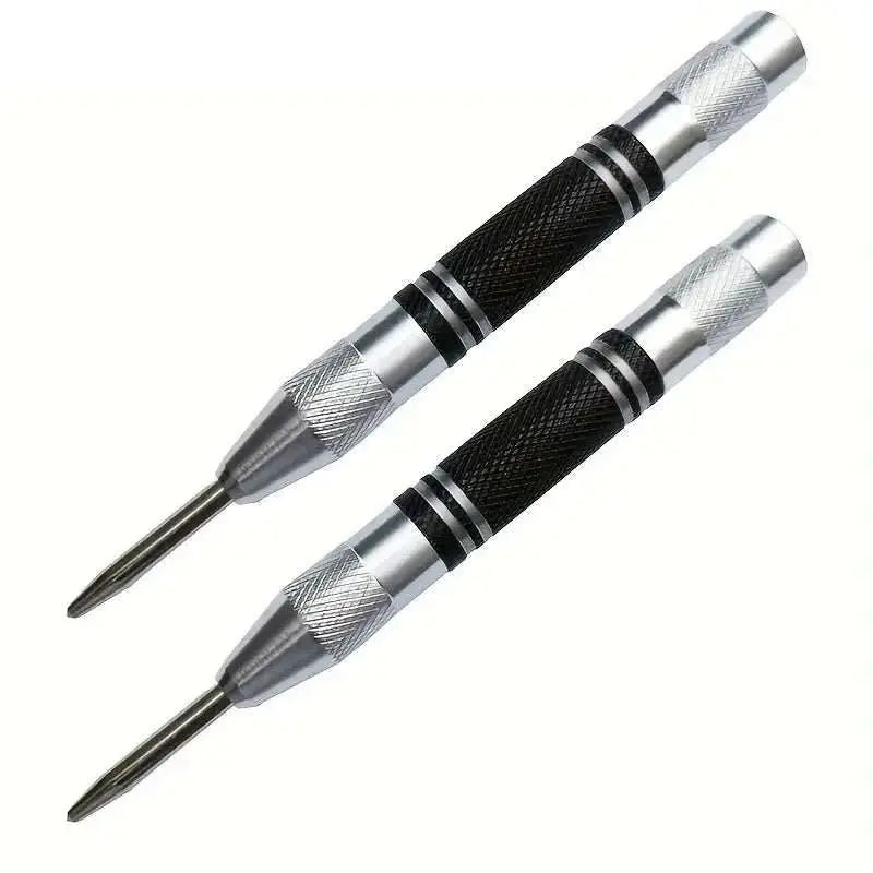 Auto Center Puncher Hole Marker Wood Metal Steel Spring Load Kerner DrPROFESSIONAL DESIGN – Auto center punch tool with a spring loaded mechanism, actually works and makes a solid mark in most projects.
ONE REPLACE TWO - Spring loadedAMIR BAGS INDIA PRIVATE LIMITEDAMIR BAGS INDIA PRIVATE LIMITEDnull