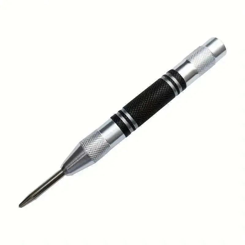 Auto Center Puncher Hole Marker Wood Metal Steel Spring Load Kerner DrPROFESSIONAL DESIGN – Auto center punch tool with a spring loaded mechanism, actually works and makes a solid mark in most projects.
ONE REPLACE TWO - Spring loadedAMIR BAGS INDIA PRIVATE LIMITEDAMIR BAGS INDIA PRIVATE LIMITEDnull