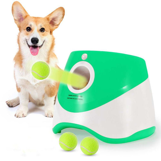 Automatic Throwing Machine Pet Outdoor Toy Ball Dog Tennis Launcher Dog Walking Tool - AMIR BAGS INDIA PRIVATE LIMITED