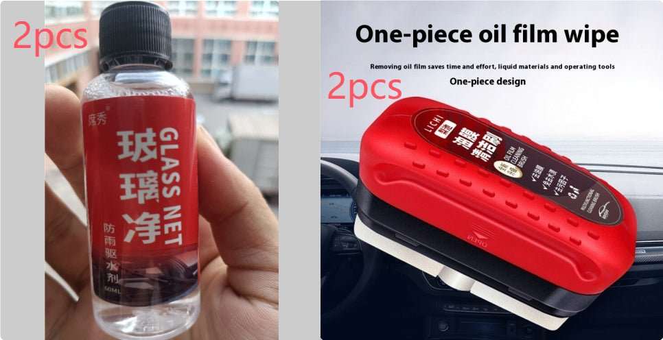 Automotive Oil Film Cleaning Brush Windshield Car Glass Sponge Cleaner Universal Removes Dirt Glass Cleaning Wipe Board Tool - AMIR BAGS INDIA PRIVATE LIMITED