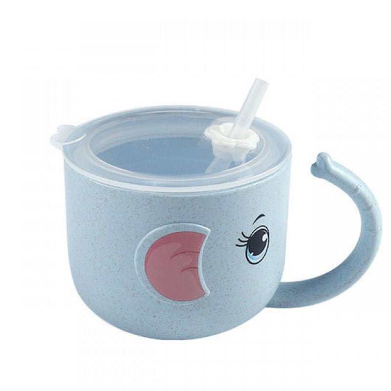 Baby Feeding Bottle Kid's Mug Silicone Straw Children - AMIR BAGS INDIA PRIVATE LIMITED