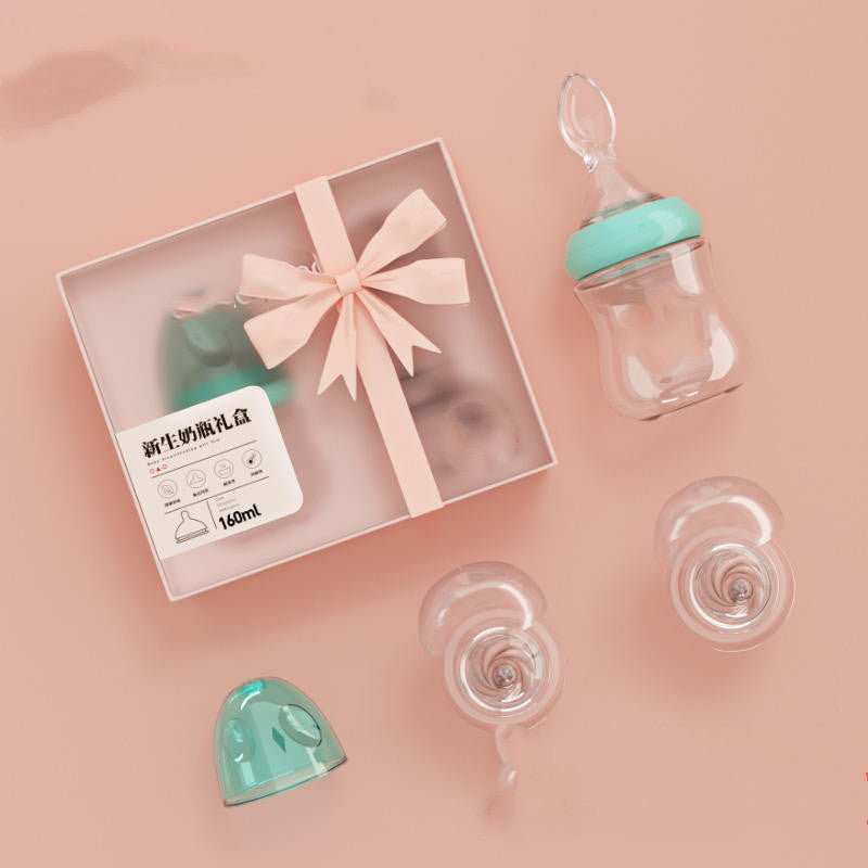 Baby Feeding Spoon Borosilicate Glass Bottle - AMIR BAGS INDIA PRIVATE LIMITED