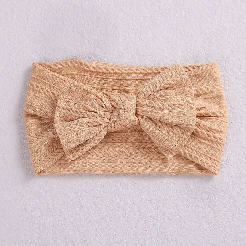 Baby Hair Accessories Elastic Head Bandwidth Edge Nylon Bow Headband For Children - AMIR BAGS INDIA PRIVATE LIMITED