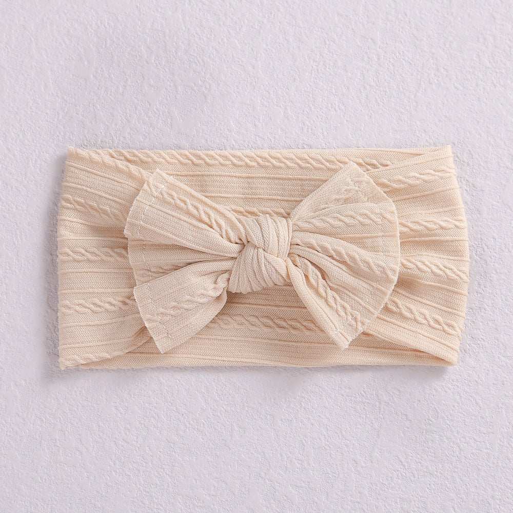 Baby Hair Accessories Elastic Head Bandwidth Edge Nylon Bow Headband For Children - AMIR BAGS INDIA PRIVATE LIMITED
