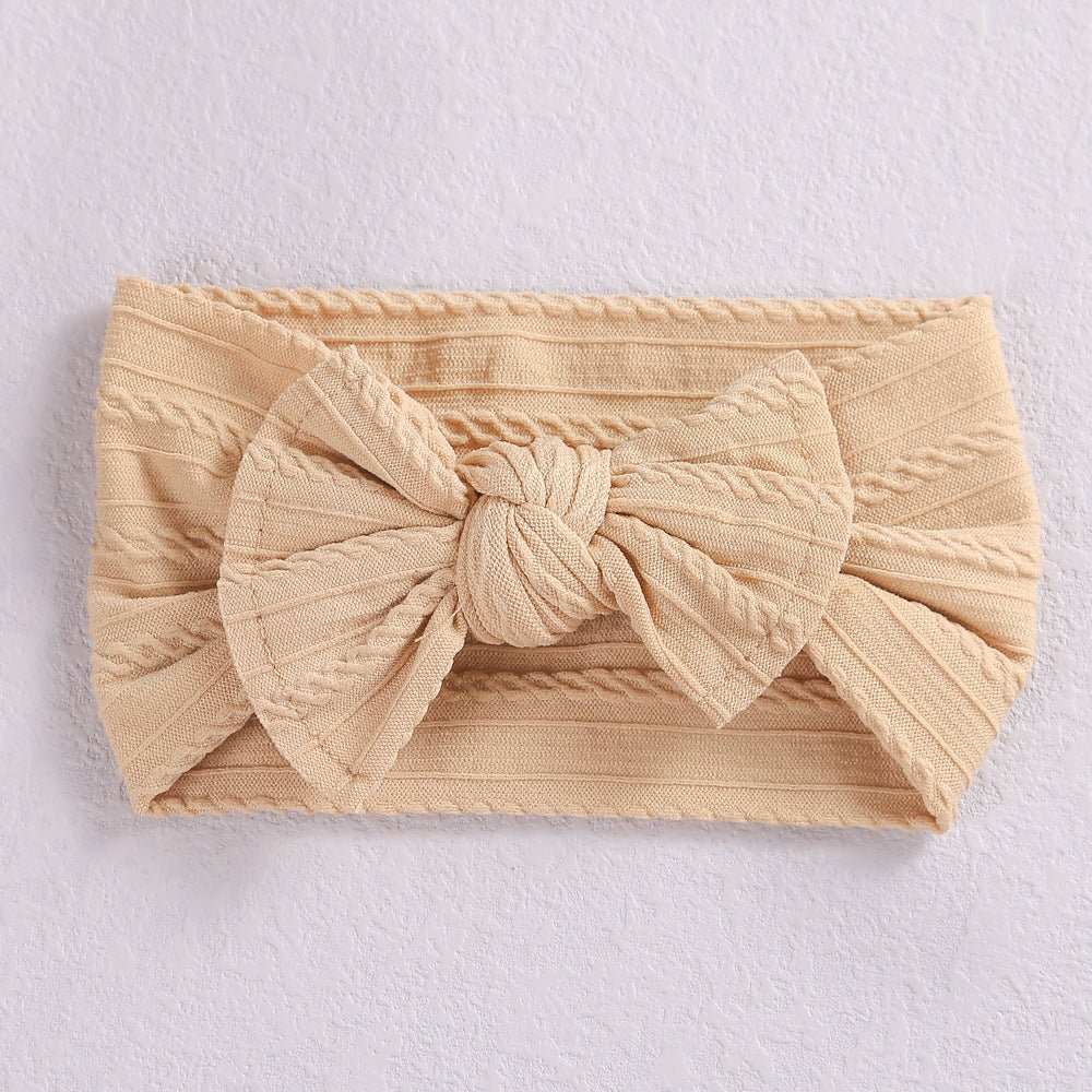 Baby Hair Accessories Elastic Head Bandwidth Edge Nylon Bow Headband For Children - AMIR BAGS INDIA PRIVATE LIMITED