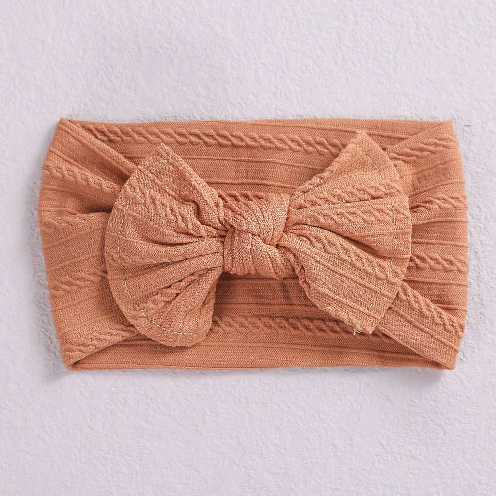 Baby Hair Accessories Elastic Head Bandwidth Edge Nylon Bow Headband For Children - AMIR BAGS INDIA PRIVATE LIMITED