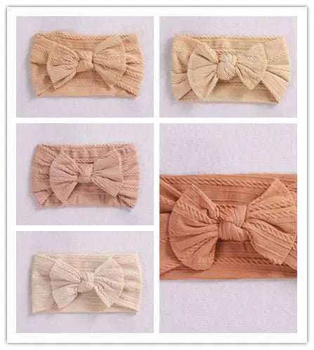 Baby Hair Accessories Elastic Head Bandwidth Edge Nylon Bow Headband For Children - AMIR BAGS INDIA PRIVATE LIMITED