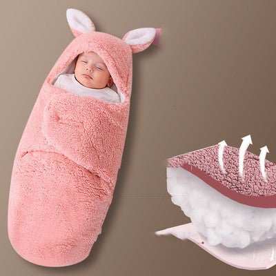 Baby Hold Newborn Thickened Out Wrap Swaddle Sleeping Bag - AMIR BAGS INDIA PRIVATE LIMITED