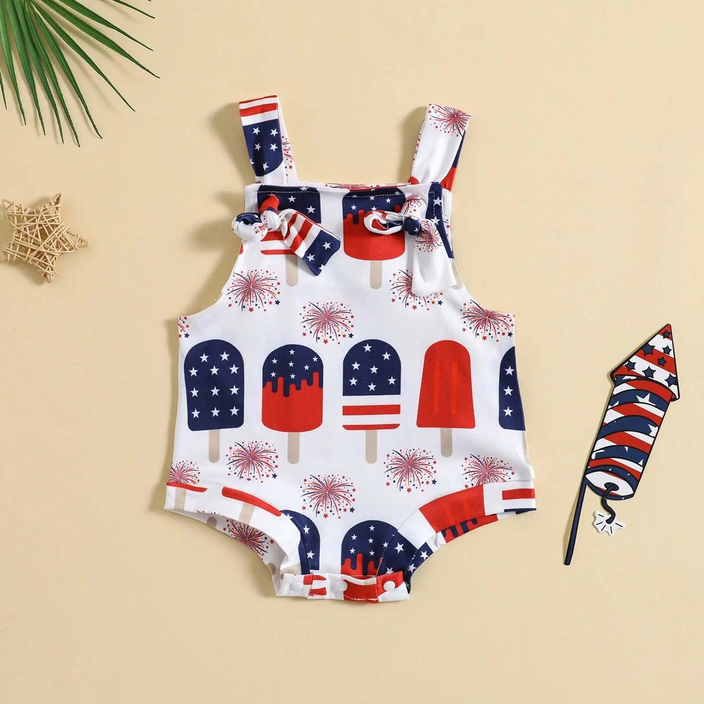 Baby Printed Front Knotted Suspender Pants - AMIR BAGS INDIA PRIVATE LIMITED