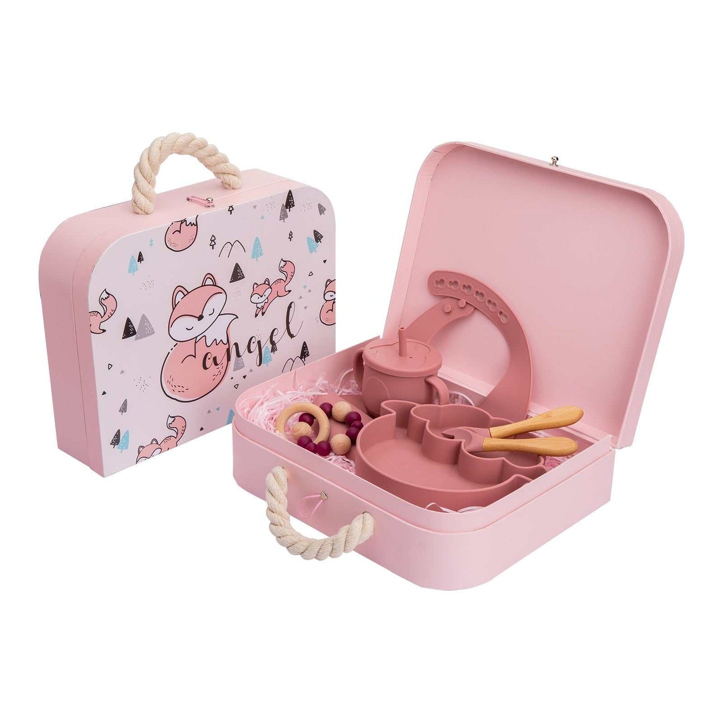 Baby Silicone Bowl Newborn Tableware Set - AMIR BAGS INDIA PRIVATE LIMITED