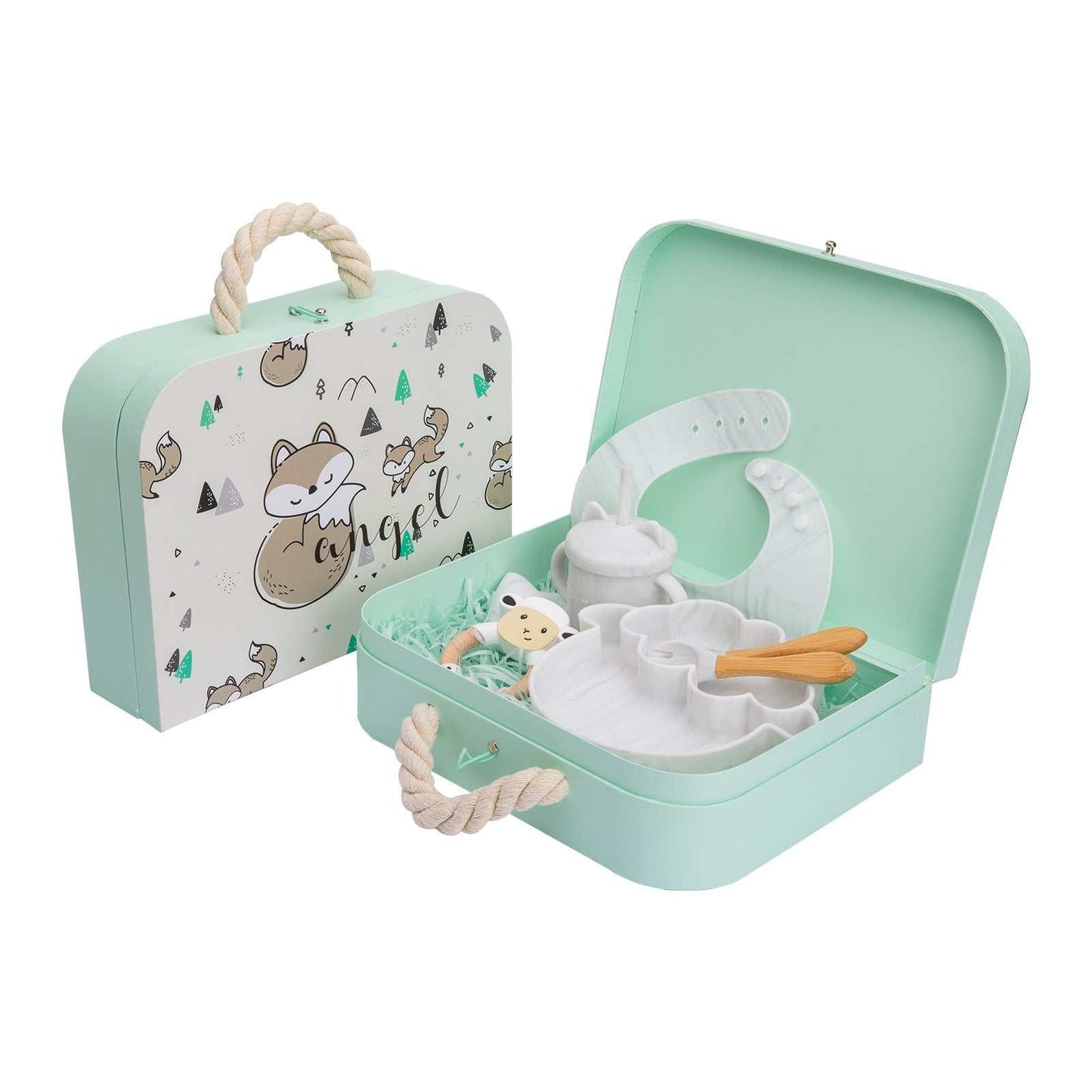 Baby Silicone Bowl Newborn Tableware Set - AMIR BAGS INDIA PRIVATE LIMITED