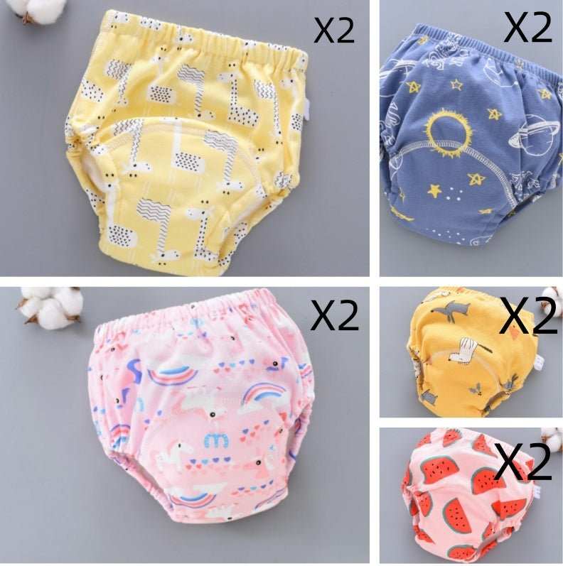 Baby Training Pants Washable 6 - layer Gauze Diaper Cover - AMIR BAGS INDIA PRIVATE LIMITED