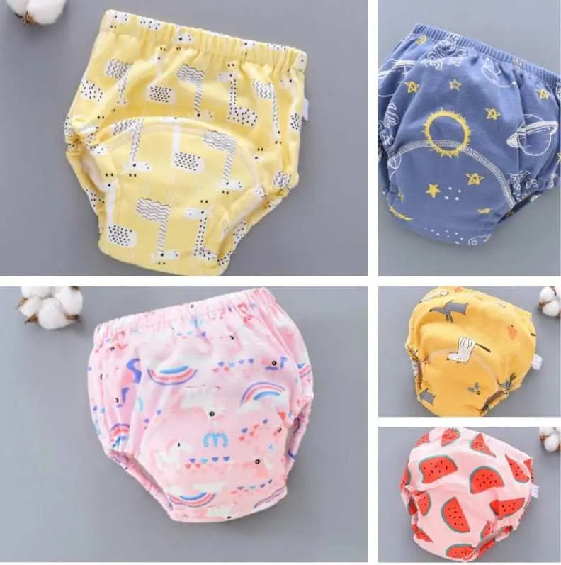 Baby Training Pants Washable 6 - layer Gauze Diaper Cover - AMIR BAGS INDIA PRIVATE LIMITED