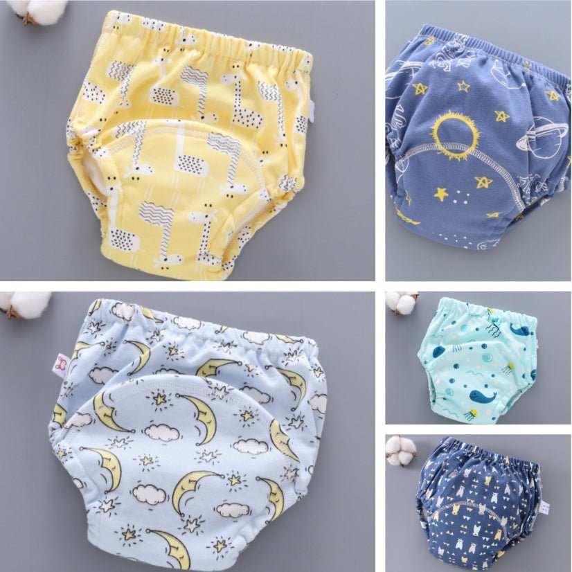 Baby Training Pants Washable 6 - layer Gauze Diaper Cover - AMIR BAGS INDIA PRIVATE LIMITED