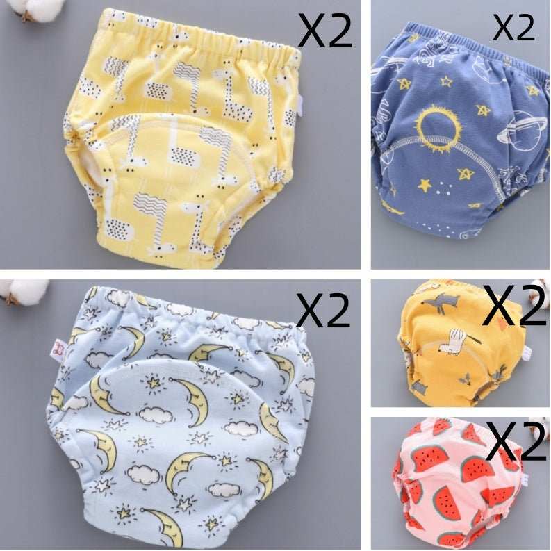 Baby Training Pants Washable 6 - layer Gauze Diaper Cover - AMIR BAGS INDIA PRIVATE LIMITED
