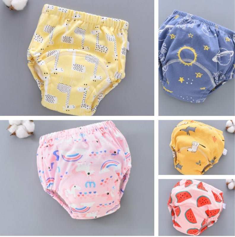 Baby Training Pants Washable 6 - layer Gauze Diaper Cover - AMIR BAGS INDIA PRIVATE LIMITED