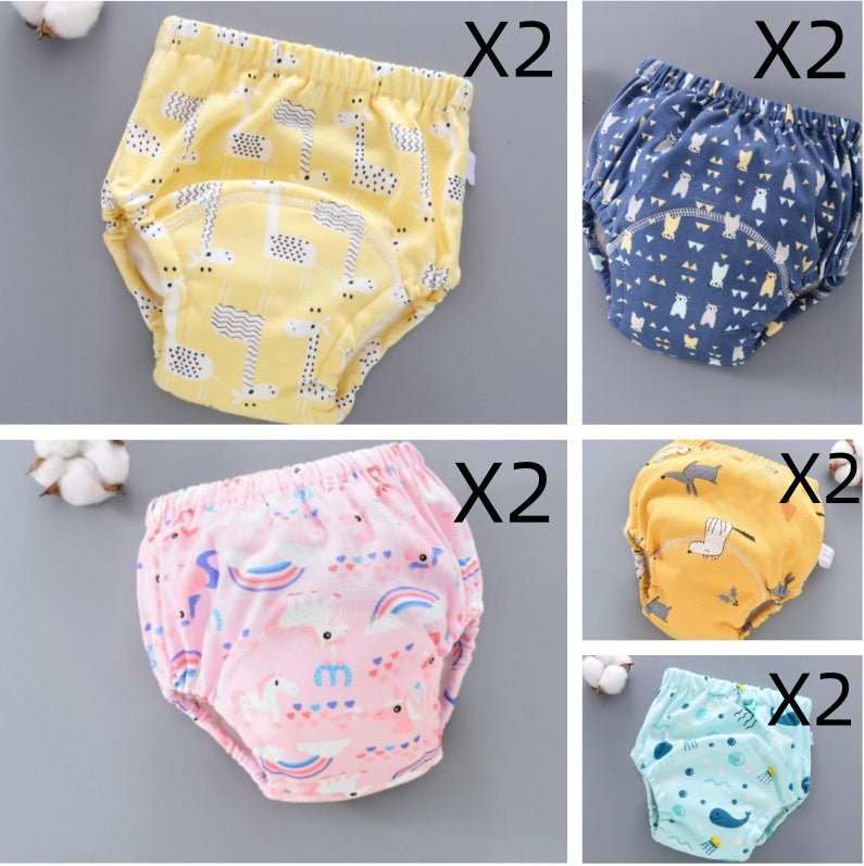 Baby Training Pants Washable 6 - layer Gauze Diaper Cover - AMIR BAGS INDIA PRIVATE LIMITED