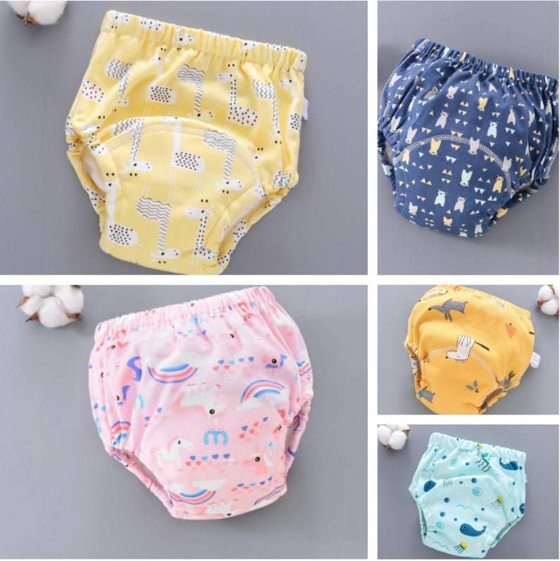 Baby Training Pants Washable 6 - layer Gauze Diaper Cover - AMIR BAGS INDIA PRIVATE LIMITED