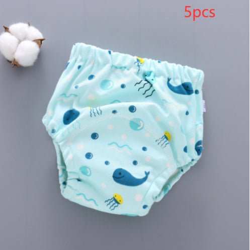 Baby Training Pants Washable 6 - layer Gauze Diaper Cover - AMIR BAGS INDIA PRIVATE LIMITED