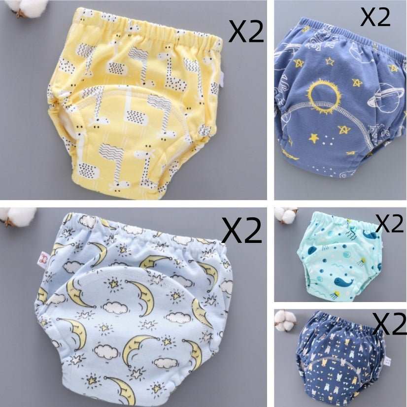 Baby Training Pants Washable 6 - layer Gauze Diaper Cover - AMIR BAGS INDIA PRIVATE LIMITED