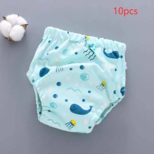 Baby Training Pants Washable 6 - layer Gauze Diaper Cover - AMIR BAGS INDIA PRIVATE LIMITED