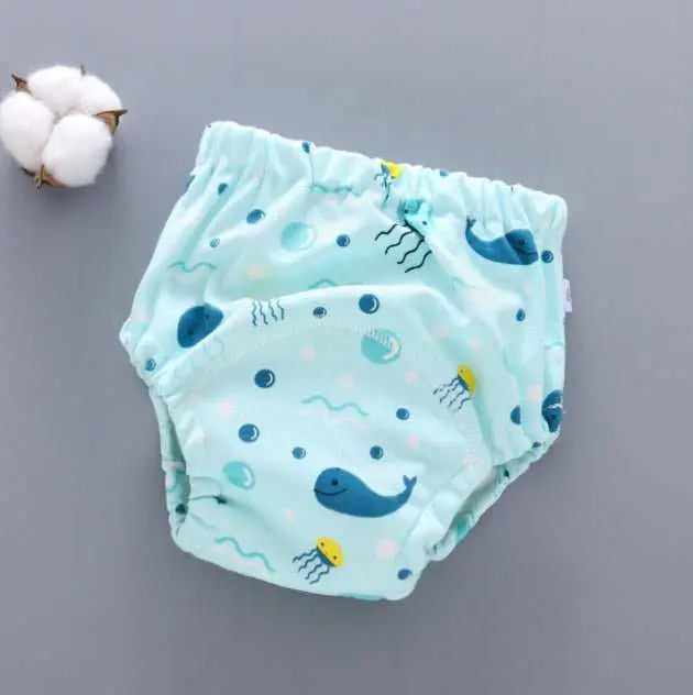 Baby Training Pants Washable 6 - layer Gauze Diaper Cover - AMIR BAGS INDIA PRIVATE LIMITED