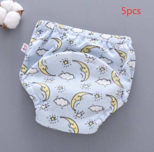 Baby Training Pants Washable 6 - layer Gauze Diaper Cover - AMIR BAGS INDIA PRIVATE LIMITED
