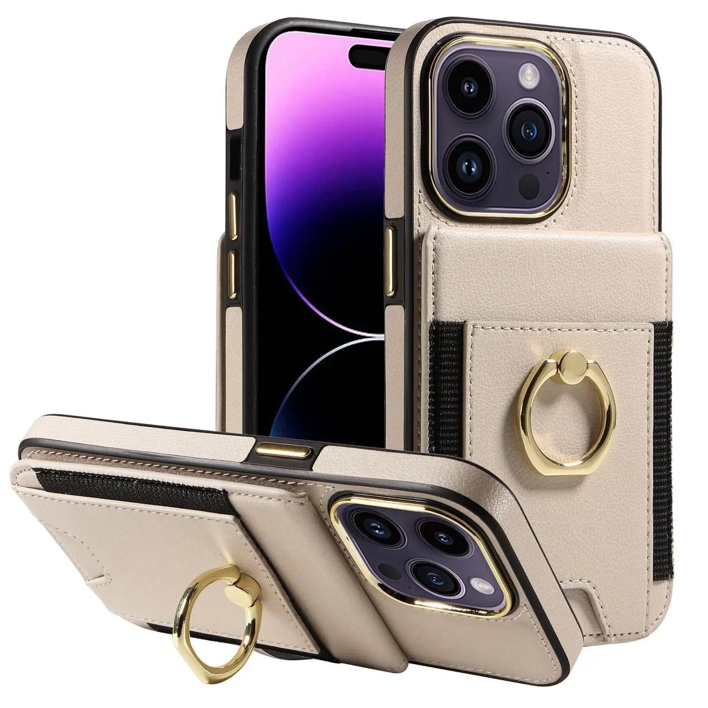 Back Cover Leather Case Phone Case Wallet Protective Case Universal - AMIR BAGS INDIA PRIVATE LIMITED