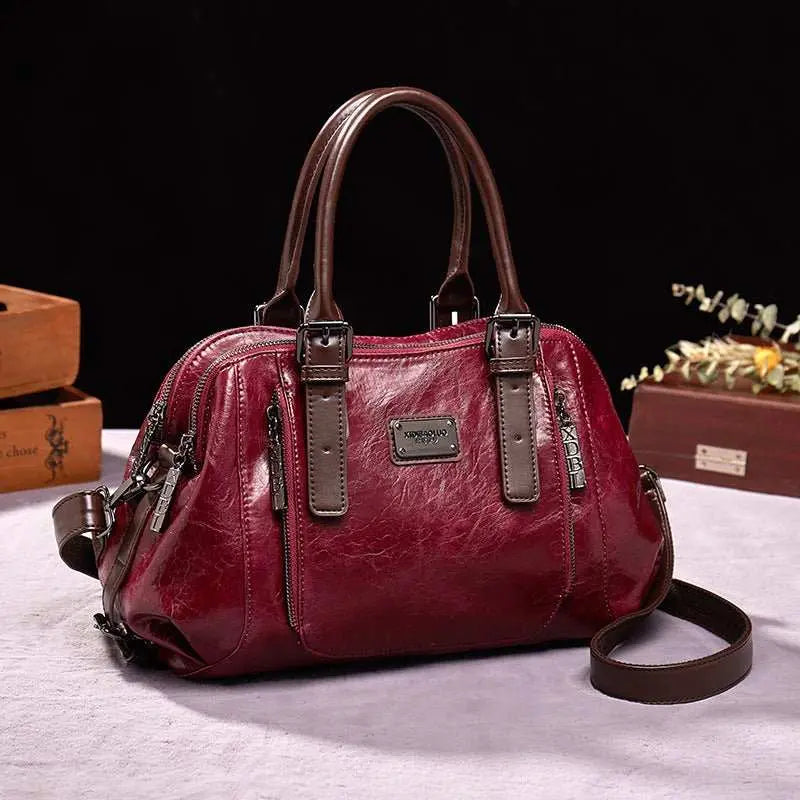 Bag Female Women's Genuine Leather Bags Handbags Crossbody Bags For WoOverview:Unique design, stylish and beautiful.Good material, comfortable wear.A variety of colors, any choice.
Product Information:Applicable scenario: Daily configDropshipmanAMIR BAGS INDIA PRIVATE LIMITEDnull