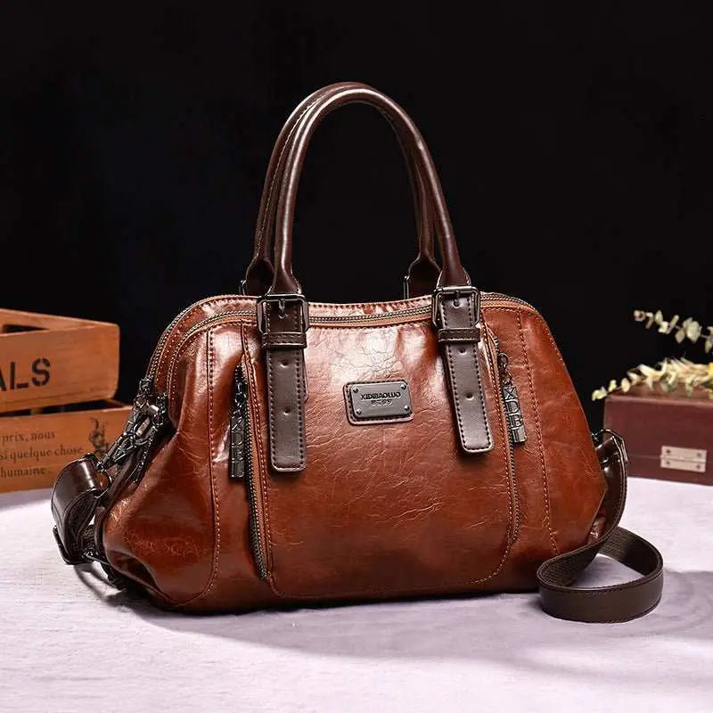 Bag Female Women's Genuine Leather Bags Handbags Crossbody Bags For WoOverview:Unique design, stylish and beautiful.Good material, comfortable wear.A variety of colors, any choice.
Product Information:Applicable scenario: Daily configDropshipmanAMIR BAGS INDIA PRIVATE LIMITEDnull