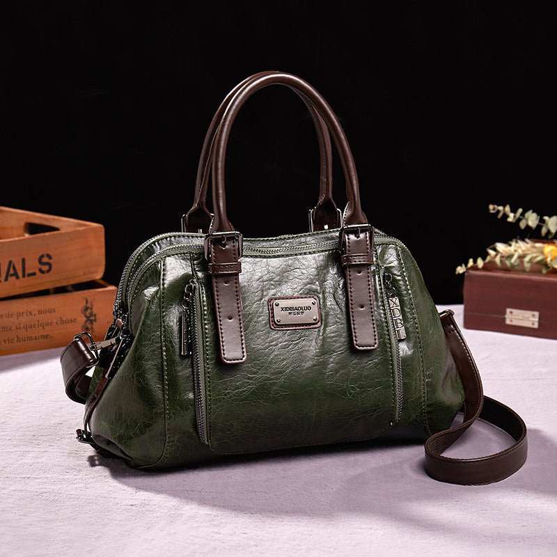 Bag Female Women's Genuine Leather Bags Handbags Crossbody Bags For WoOverview:Unique design, stylish and beautiful.Good material, comfortable wear.A variety of colors, any choice.
Product Information:Applicable scenario: Daily configDropshipmanAMIR BAGS INDIA PRIVATE LIMITEDnull