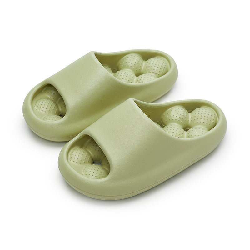 Ball Massage Sole Design Bathroom Slippers Women's House Shoes Indoor Non - Slip Floor Home Slippers Summer - AMIR BAGS INDIA PRIVATE LIMITED