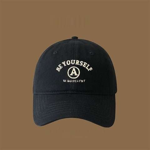 Baseball Cap Female Embroidered Couple Face - AMIR BAGS INDIA PRIVATE LIMITED