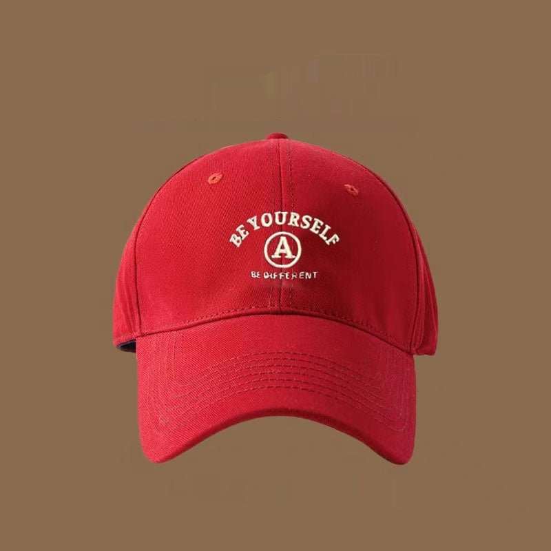 Baseball Cap Female Embroidered Couple Face - AMIR BAGS INDIA PRIVATE LIMITED